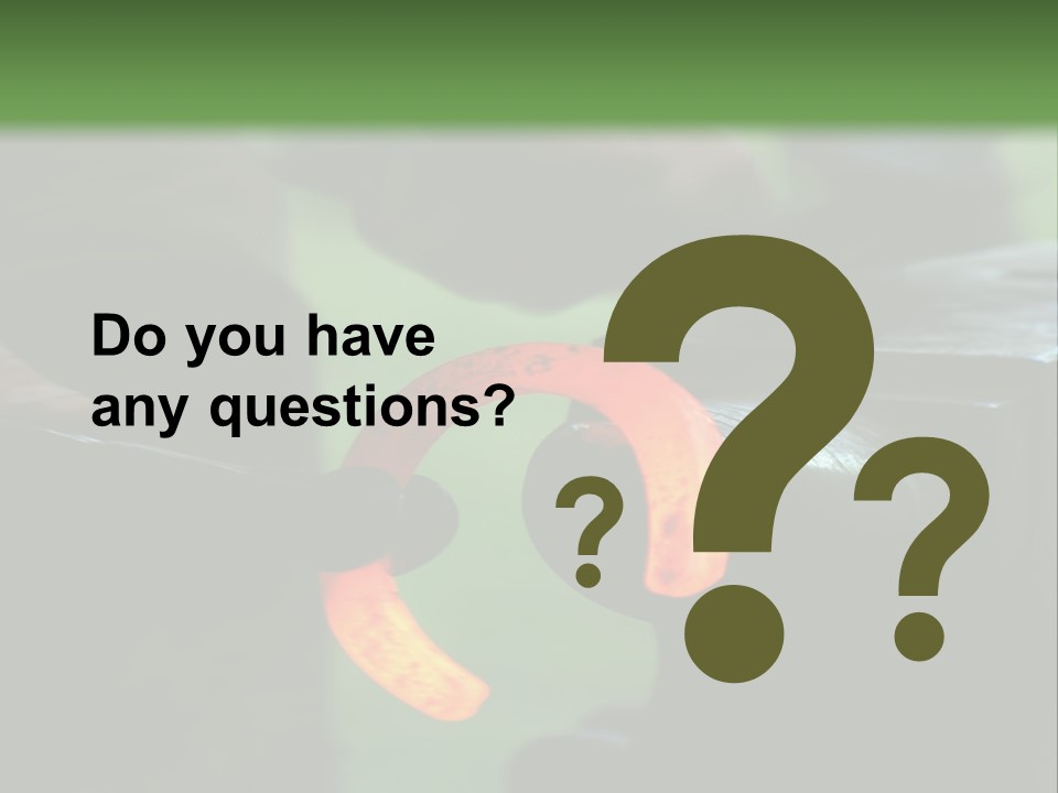 Farrier Blacksmith Hot PowerPoint Template