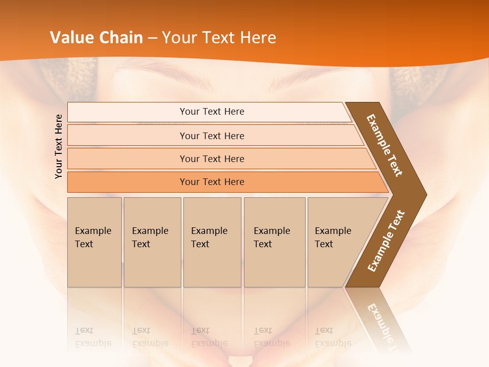 A Woman With A Towel On Her Head With Her Eyes Closed PowerPoint Template