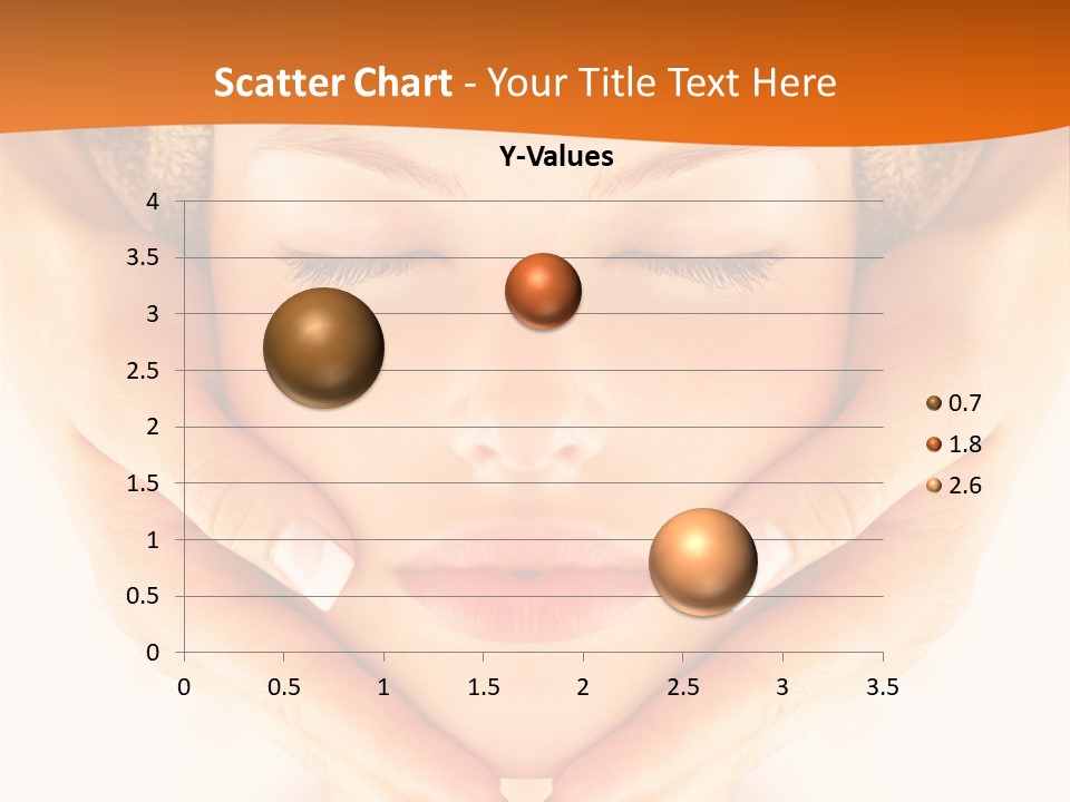 A Woman With A Towel On Her Head With Her Eyes Closed PowerPoint Template