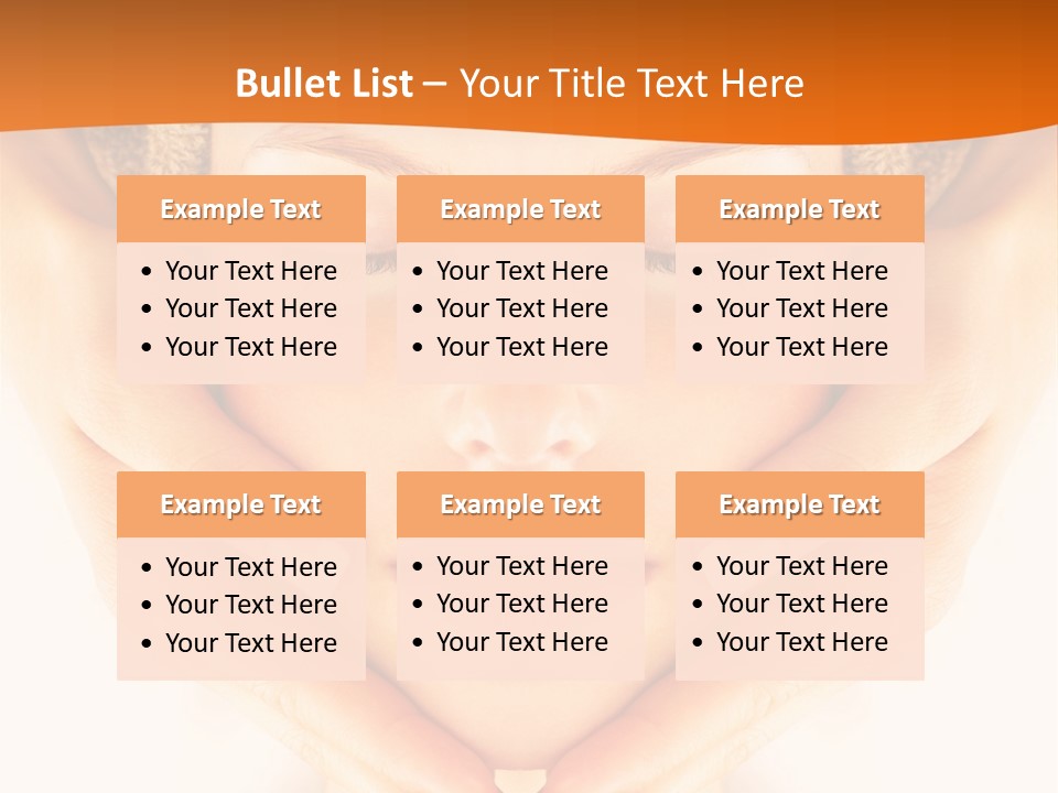 A Woman With A Towel On Her Head With Her Eyes Closed PowerPoint Template