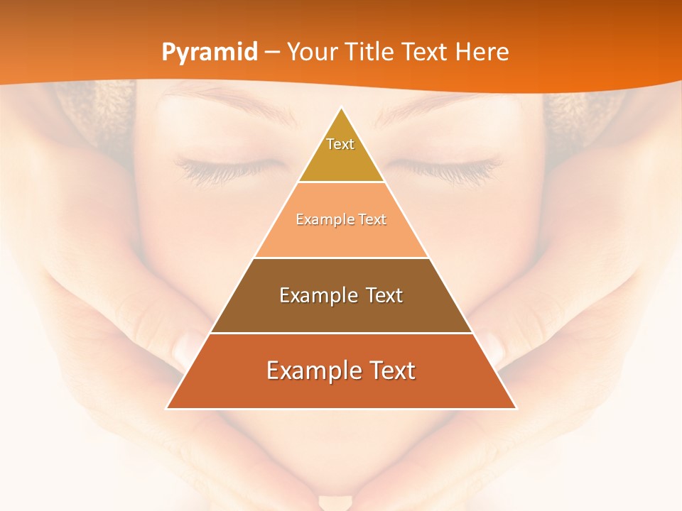 A Woman With A Towel On Her Head With Her Eyes Closed PowerPoint Template