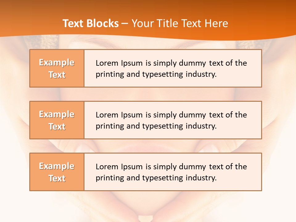 A Woman With A Towel On Her Head With Her Eyes Closed PowerPoint Template