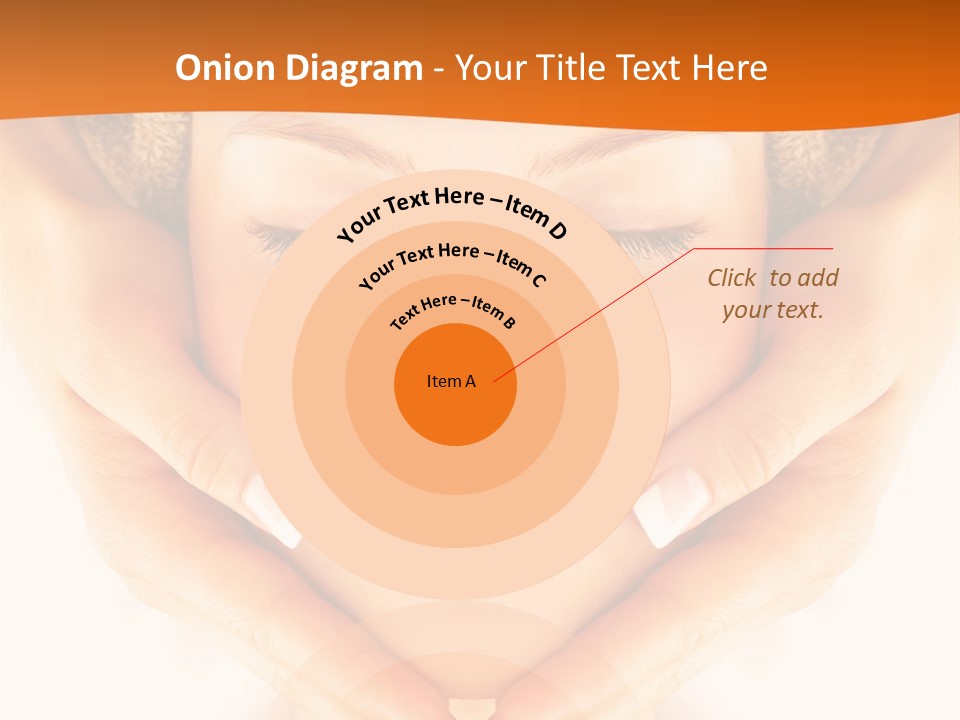 A Woman With A Towel On Her Head With Her Eyes Closed PowerPoint Template