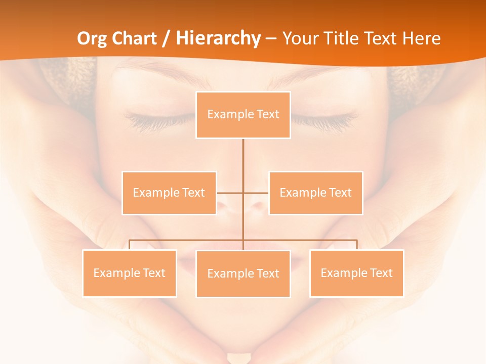 A Woman With A Towel On Her Head With Her Eyes Closed PowerPoint Template