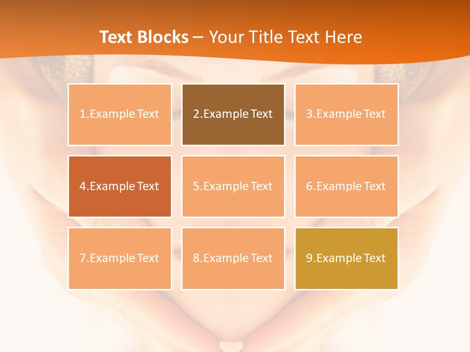 A Woman With A Towel On Her Head With Her Eyes Closed PowerPoint Template