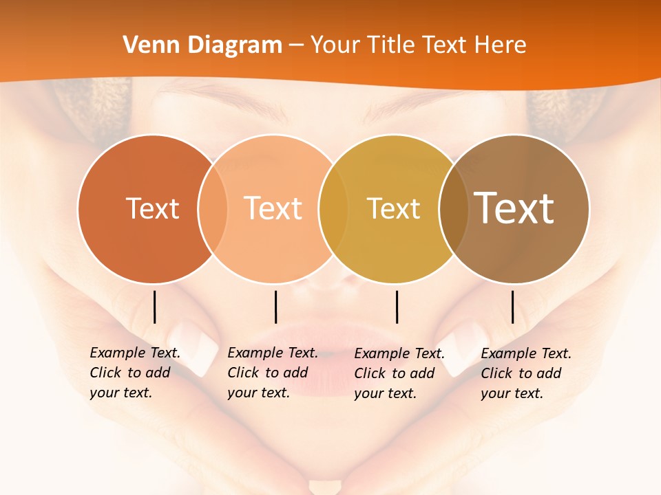 A Woman With A Towel On Her Head With Her Eyes Closed PowerPoint Template