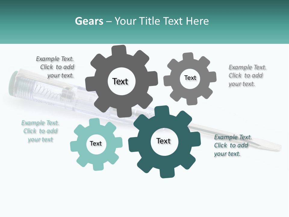 Shiny Heavy Turning PowerPoint Template