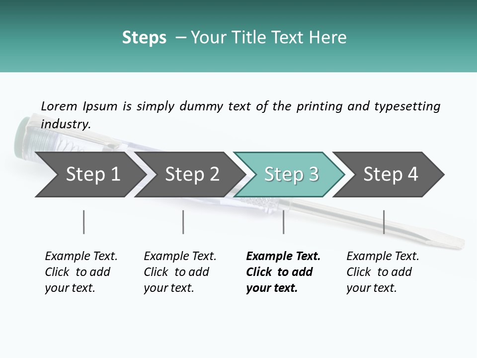 Shiny Heavy Turning PowerPoint Template