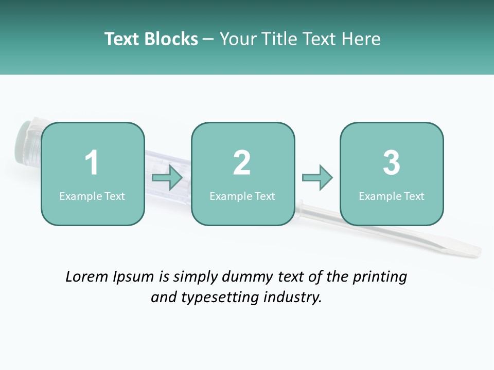 Shiny Heavy Turning PowerPoint Template