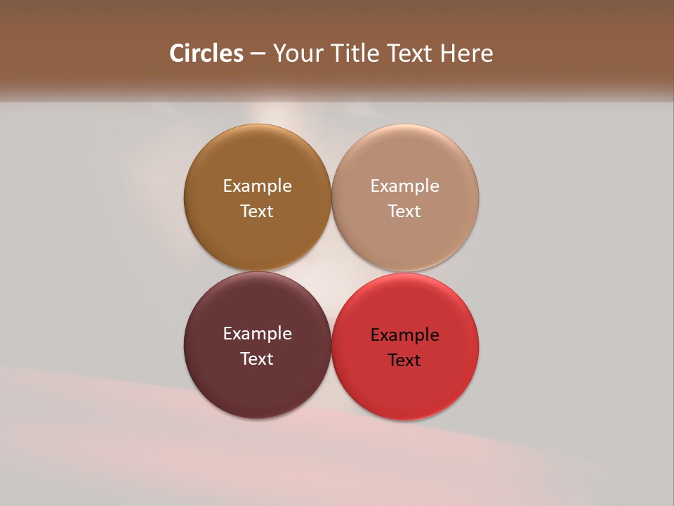 A Woman With A Red Scarf Around Her Neck PowerPoint Template