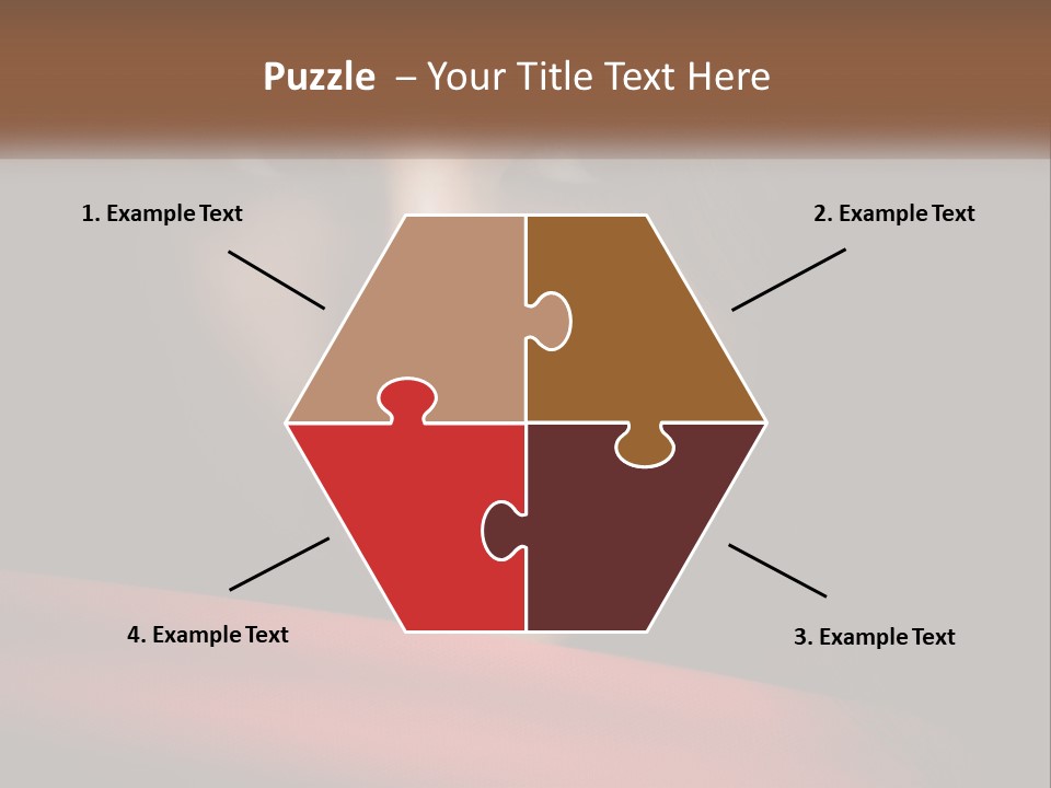 A Woman With A Red Scarf Around Her Neck PowerPoint Template