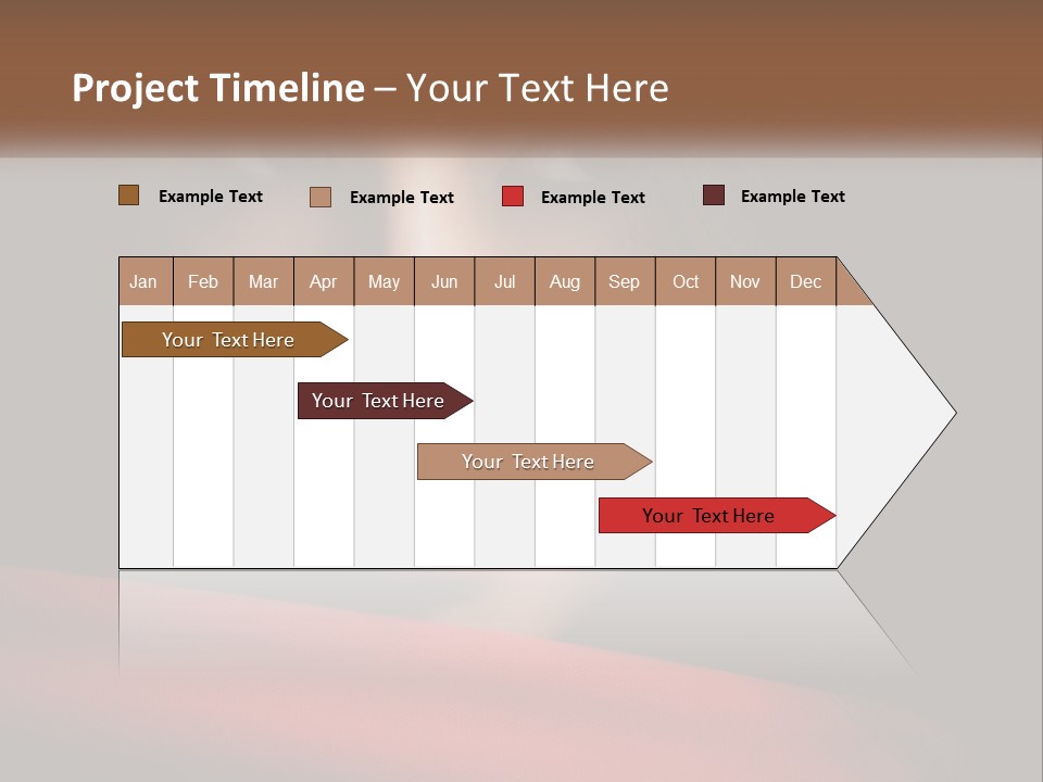 A Woman With A Red Scarf Around Her Neck PowerPoint Template