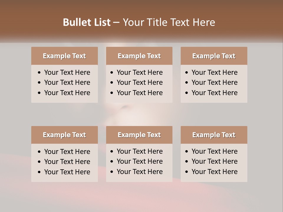 A Woman With A Red Scarf Around Her Neck PowerPoint Template