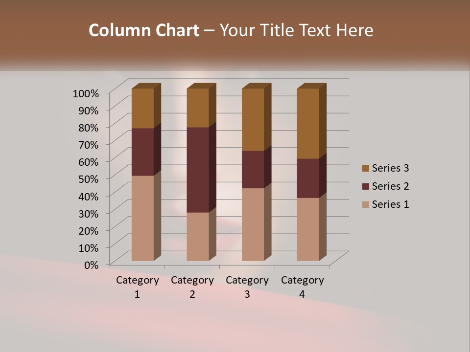 A Woman With A Red Scarf Around Her Neck PowerPoint Template