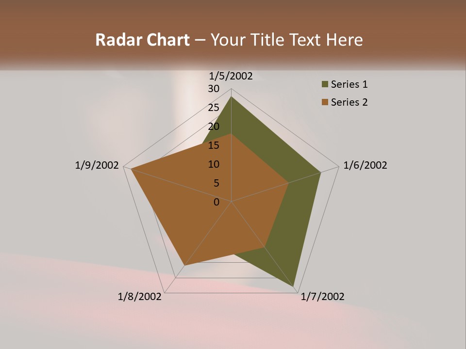 A Woman With A Red Scarf Around Her Neck PowerPoint Template