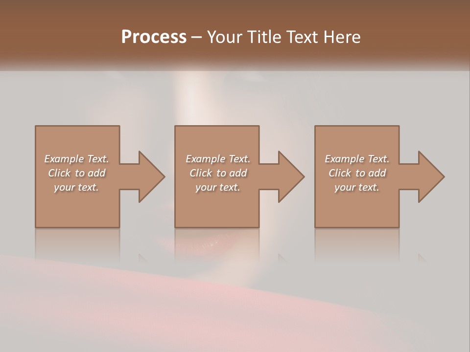 A Woman With A Red Scarf Around Her Neck PowerPoint Template