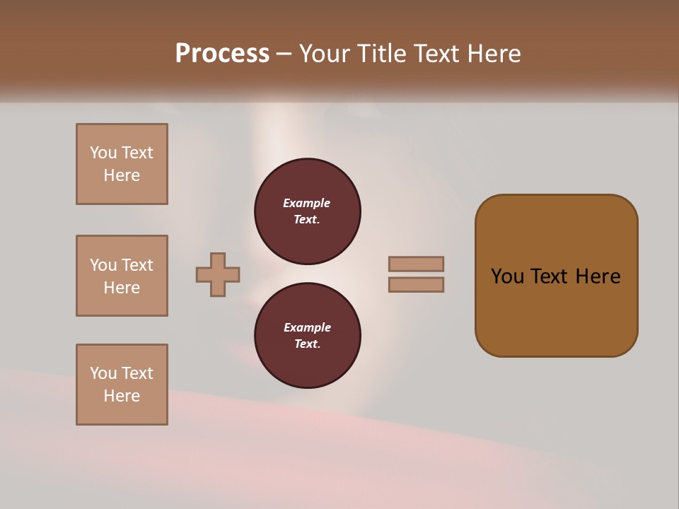 A Woman With A Red Scarf Around Her Neck PowerPoint Template