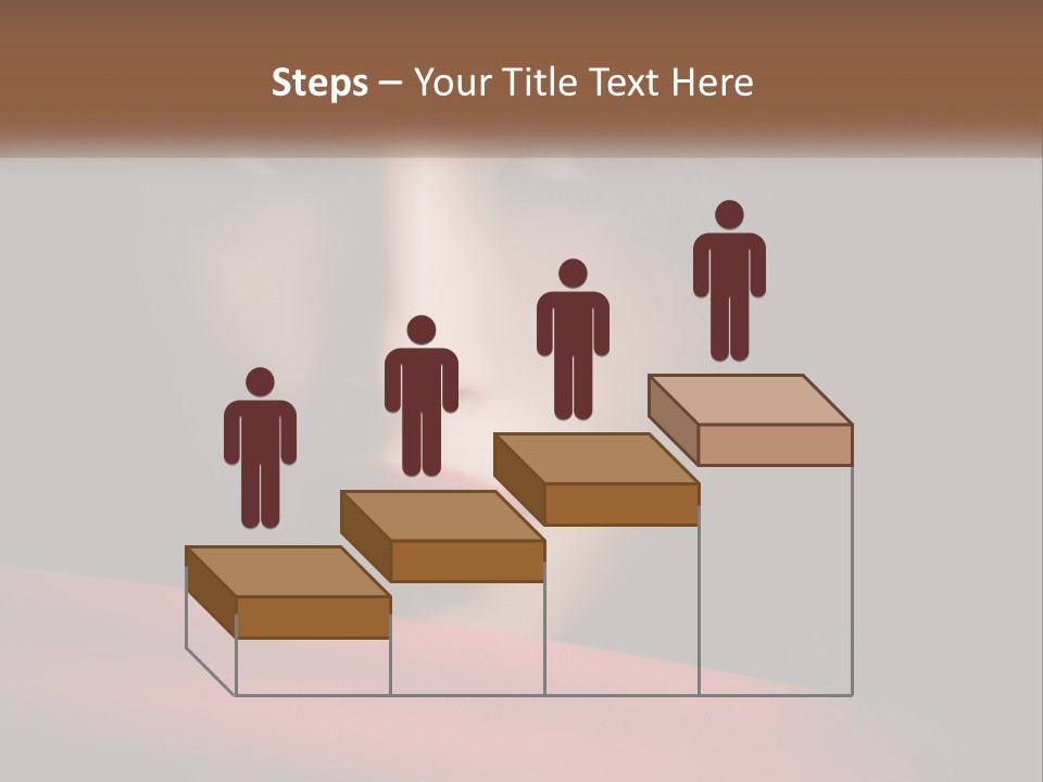 A Woman With A Red Scarf Around Her Neck PowerPoint Template