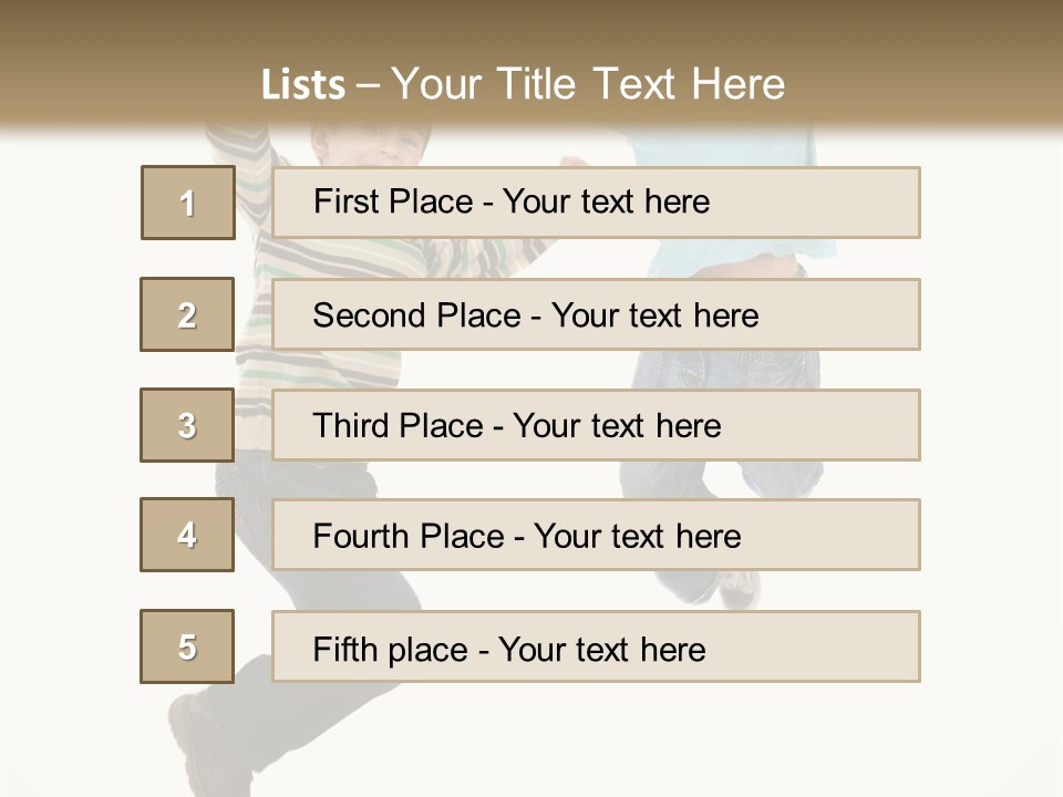 Person Positivity Healthy PowerPoint Template