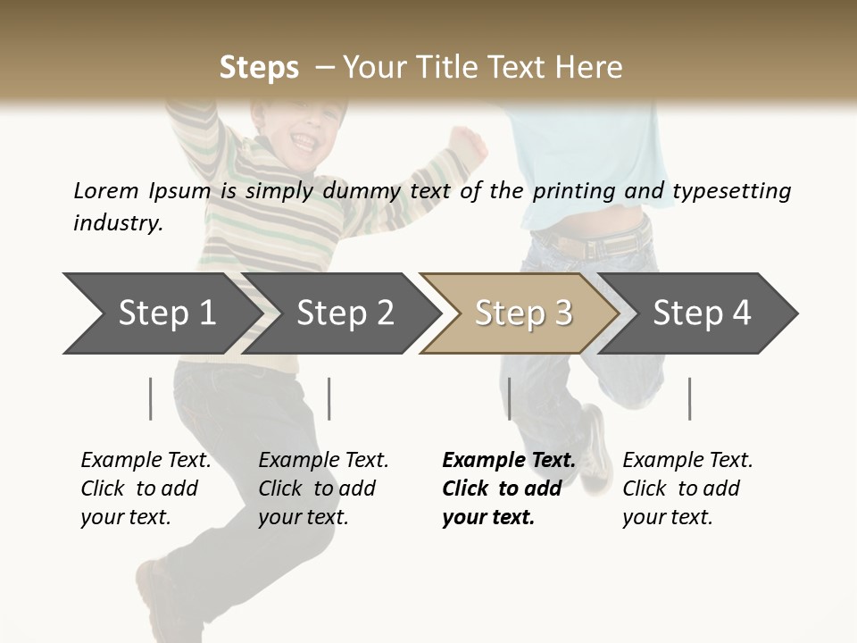 Person Positivity Healthy PowerPoint Template