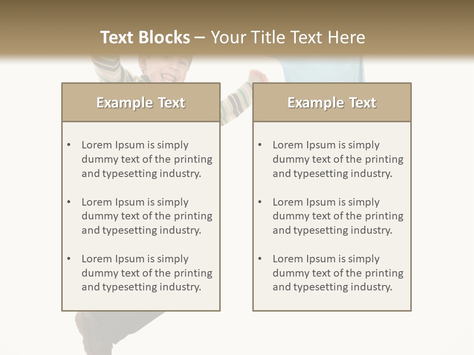 Person Positivity Healthy PowerPoint Template