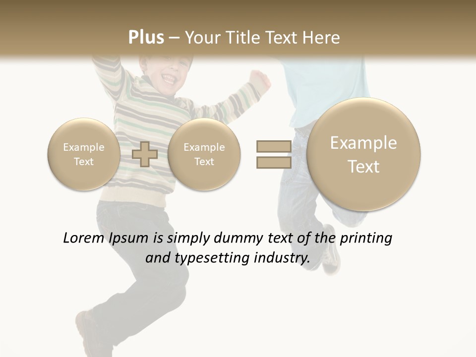 Person Positivity Healthy PowerPoint Template