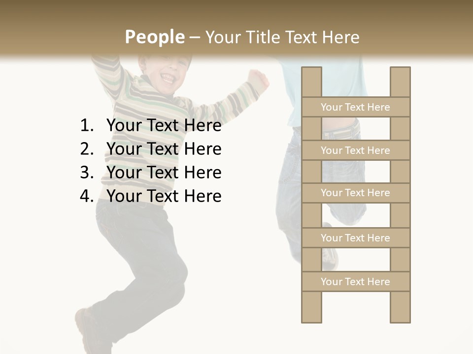 Person Positivity Healthy PowerPoint Template