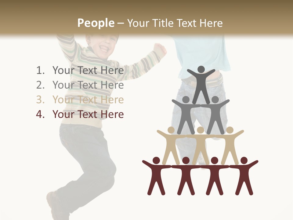 Person Positivity Healthy PowerPoint Template