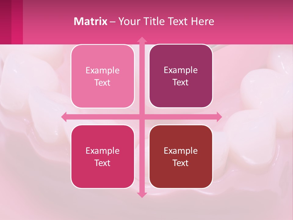 Dentistry Fake Sintered PowerPoint Template