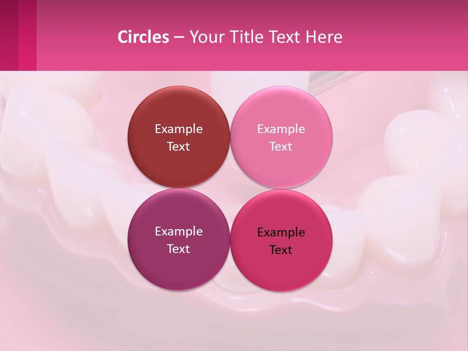 Dentistry Fake Sintered PowerPoint Template