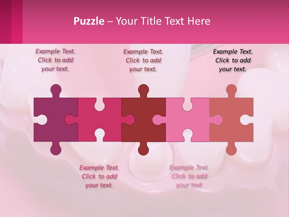 Dentistry Fake Sintered PowerPoint Template