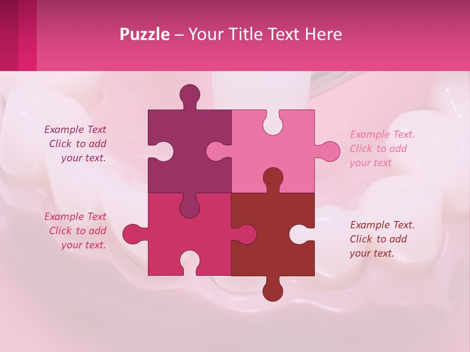 Dentistry Fake Sintered PowerPoint Template