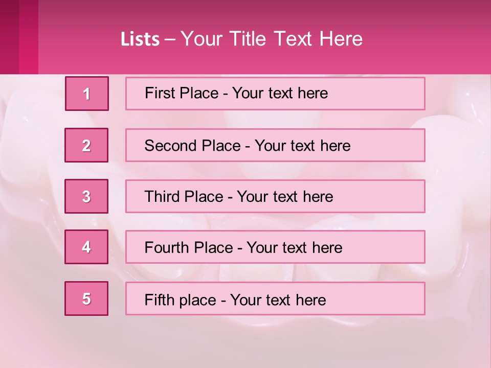 Dentistry Fake Sintered PowerPoint Template