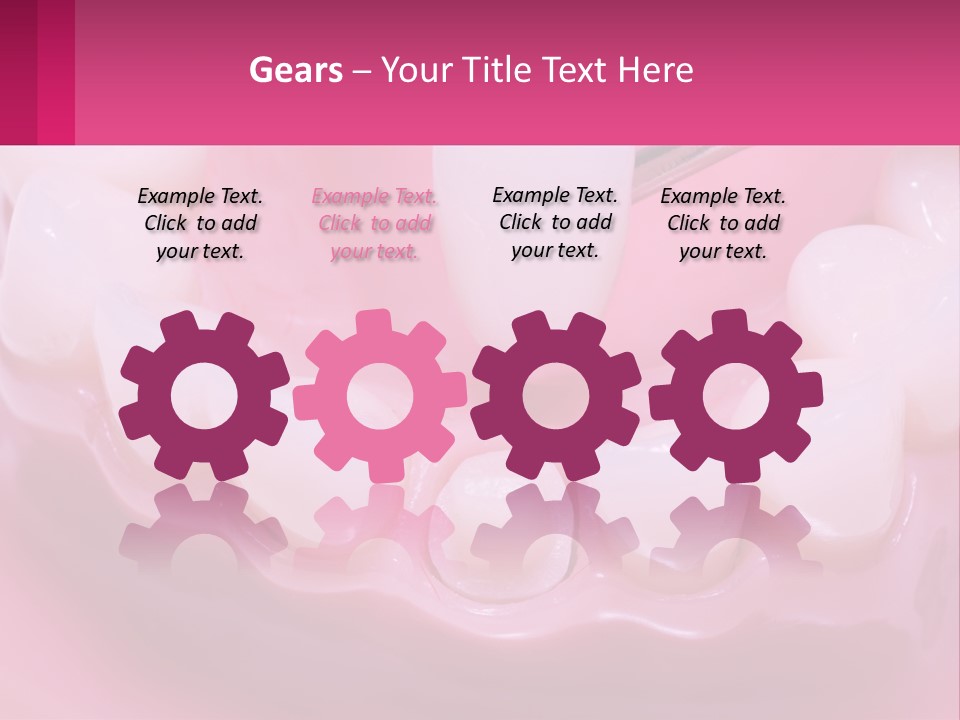 Dentistry Fake Sintered PowerPoint Template