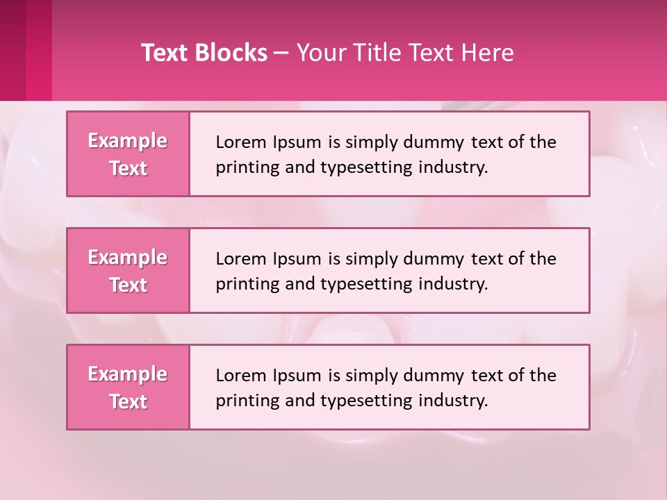 Dentistry Fake Sintered PowerPoint Template