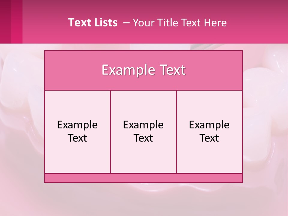 Dentistry Fake Sintered PowerPoint Template