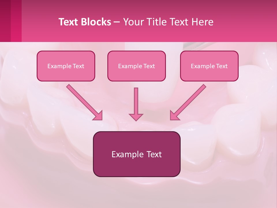 Dentistry Fake Sintered PowerPoint Template