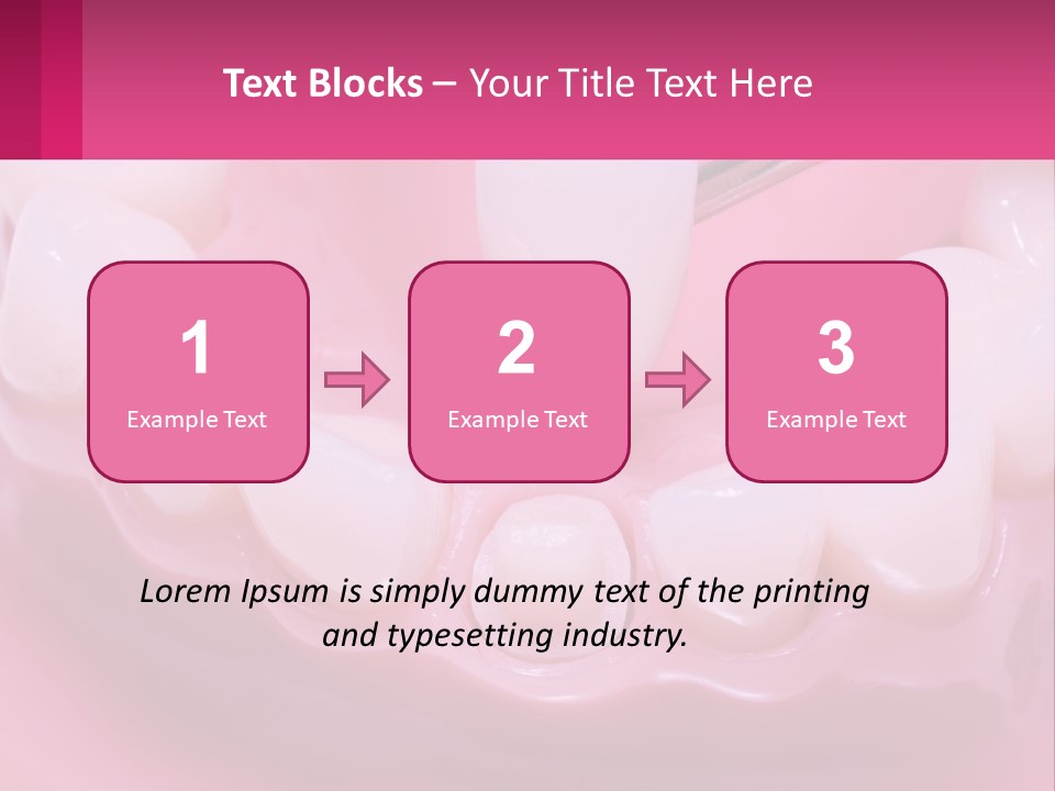 Dentistry Fake Sintered PowerPoint Template