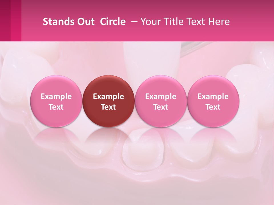 Dentistry Fake Sintered PowerPoint Template