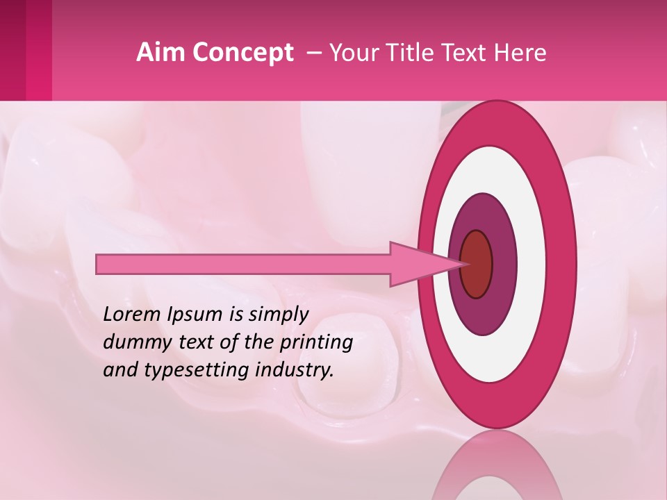 Dentistry Fake Sintered PowerPoint Template