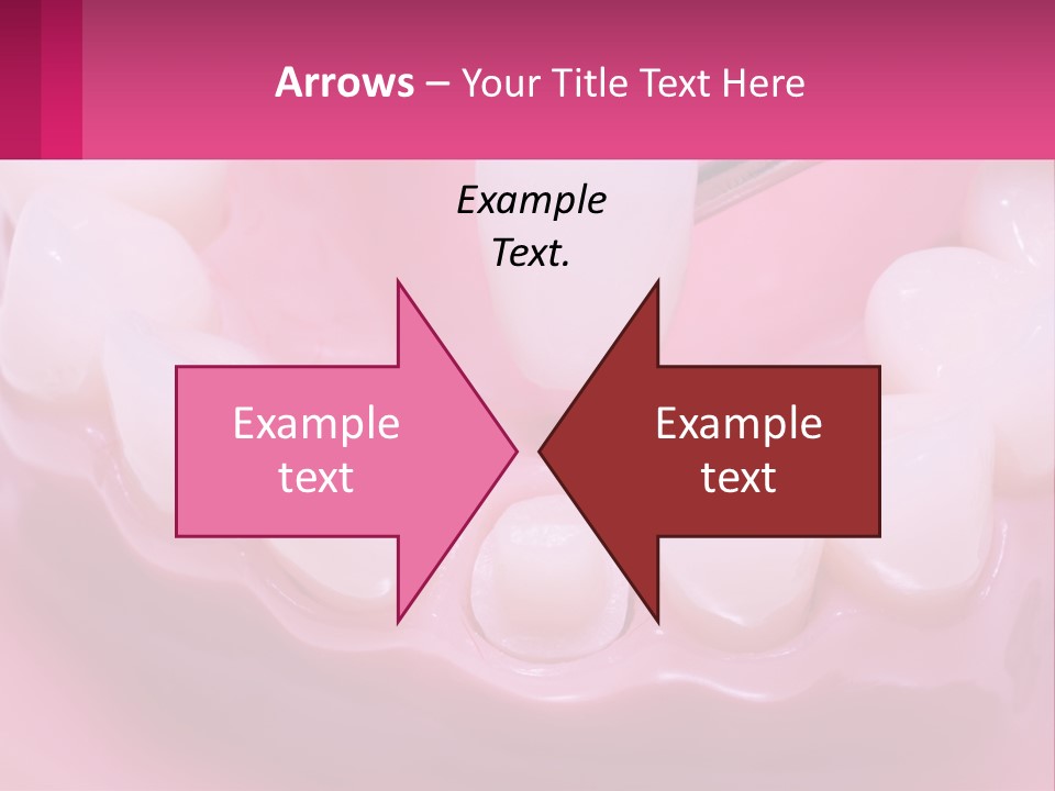 Dentistry Fake Sintered PowerPoint Template