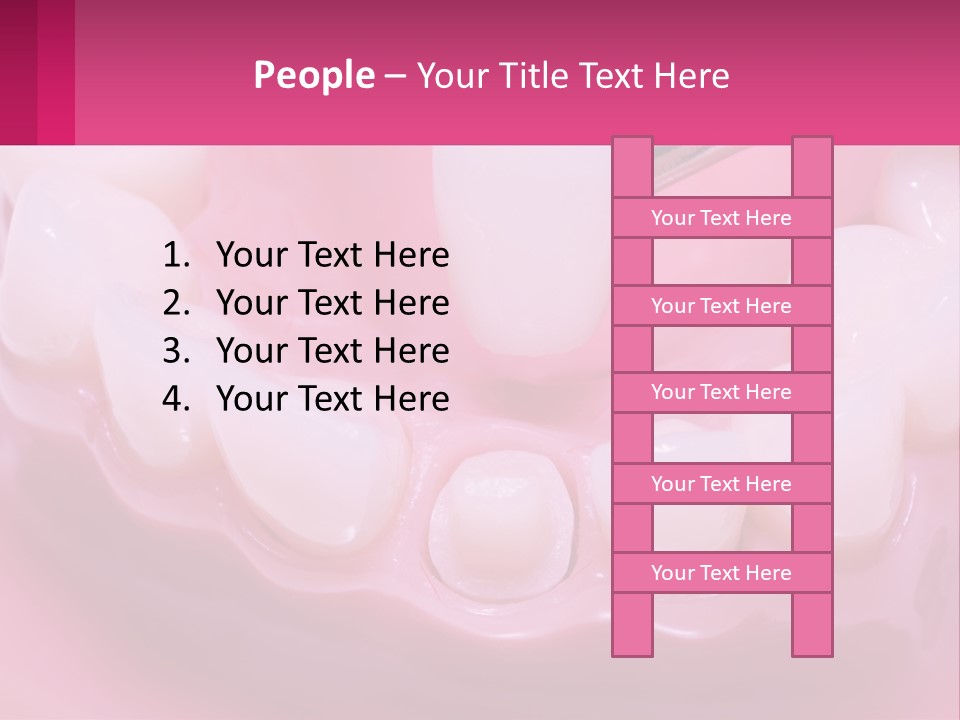 Dentistry Fake Sintered PowerPoint Template