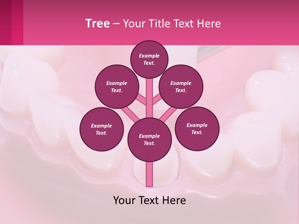 Dentistry Fake Sintered PowerPoint Template