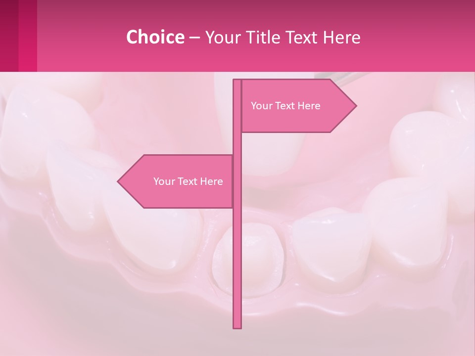 Dentistry Fake Sintered PowerPoint Template