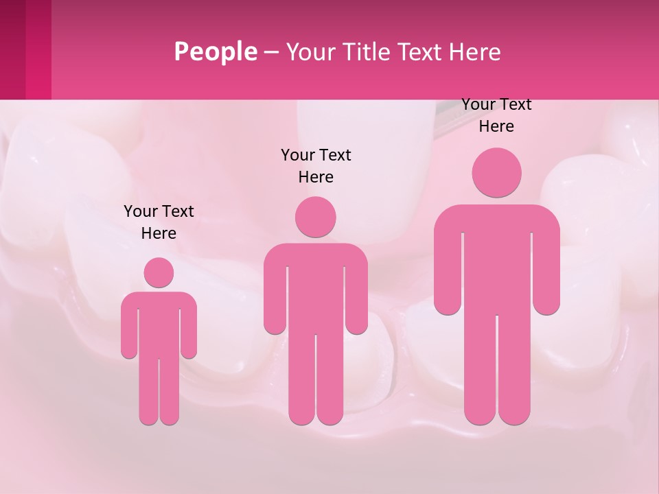 Dentistry Fake Sintered PowerPoint Template