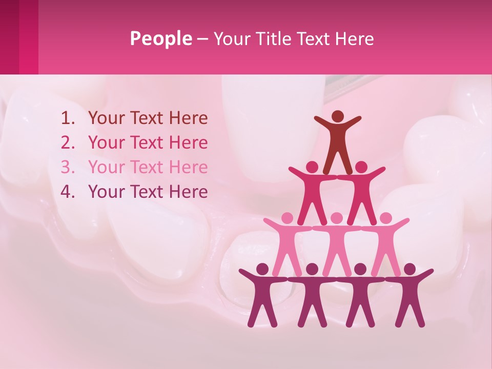 Dentistry Fake Sintered PowerPoint Template