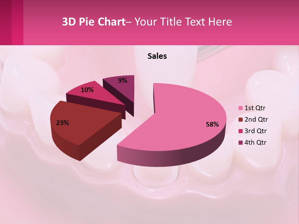 Dentistry Fake Sintered PowerPoint Template