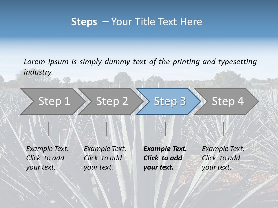 Sky Agriculture Landscape PowerPoint Template