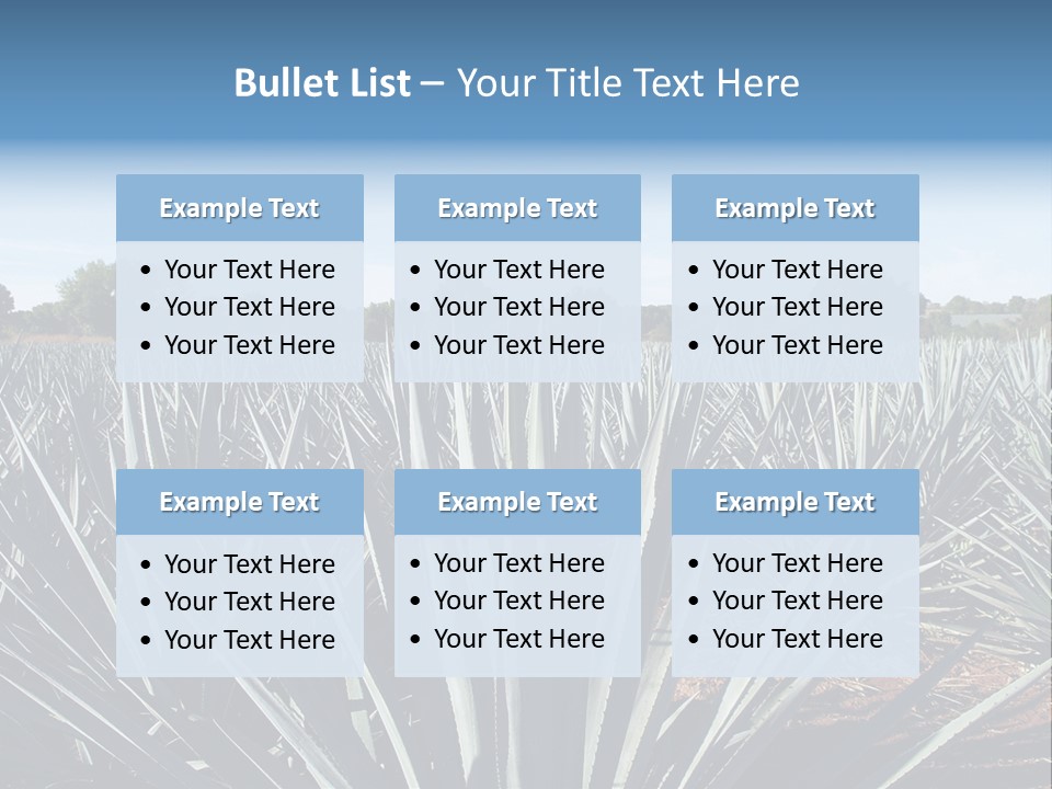 Sky Agriculture Landscape PowerPoint Template
