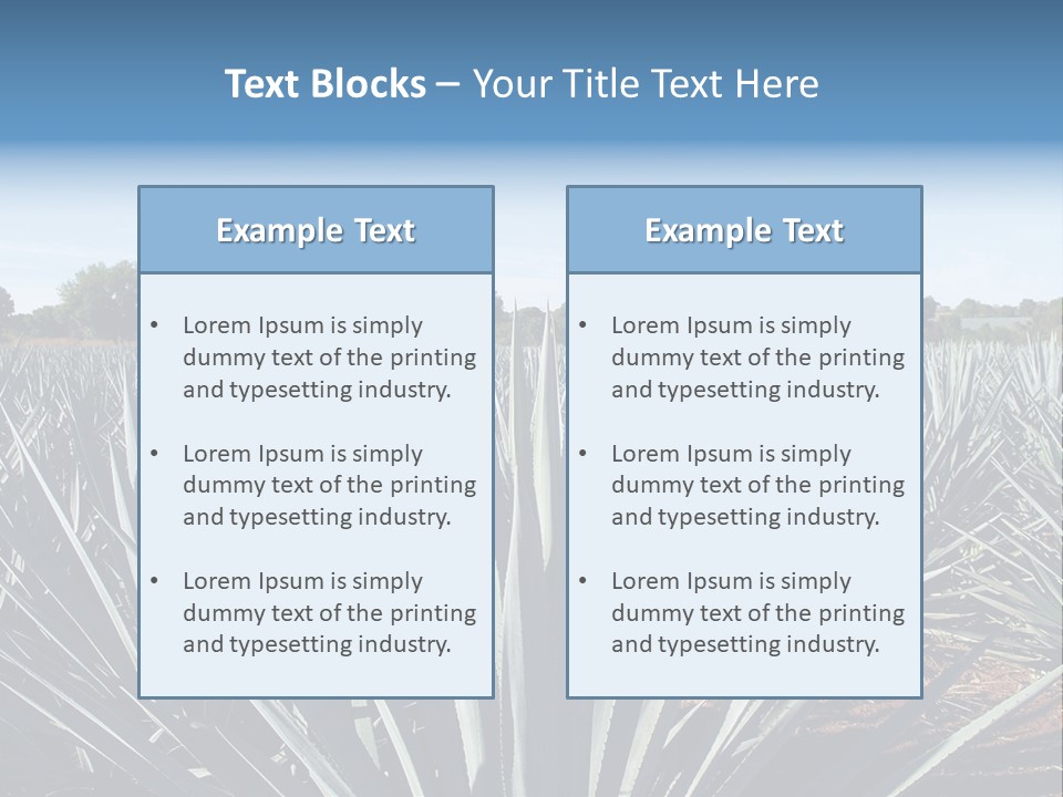 Sky Agriculture Landscape PowerPoint Template